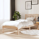 vidaXL Cadre de lit massif hout 75x190 cm