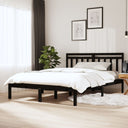 vidaXL Cadre de lit massif hout 75x190 cm
