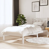 vidaXL Bedframe massief hout 75x190 cm