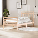 vidaXL Cadre de lit massif hout 100x200 cm
