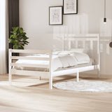 vidaXL Bedframe massief hout 100x200 cm