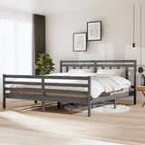 vidaXL Bedframe massief hout 100x200 cm