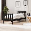 vidaXL Bedframe massief hout 75x190 cm