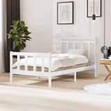 vidaXL Bedframe massief hout 75x190 cm