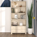 vidaXL Tall cabinet HAMAR solid pine honey brown