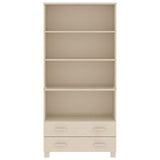 vidaXL Tall cabinet HAMAR solid pine honey brown