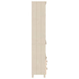 vidaXL Tall cabinet HAMAR solid pine honey brown