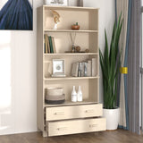 vidaXL Tall cabinet HAMAR solid pine honey brown