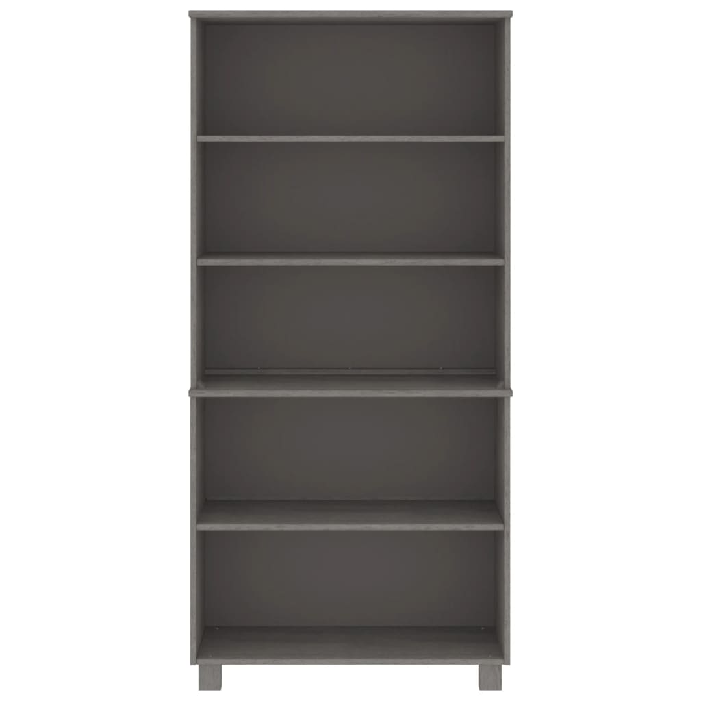 vidaXL Tall cabinet HAMAR solid pine honey brown