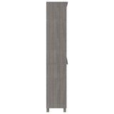 vidaXL Tall cabinet HAMAR solid pine honey brown