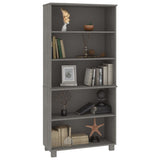 vidaXL Tall cabinet HAMAR solid pine honey brown