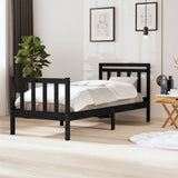 vidaXL Bedframe massief hout 75x190 cm