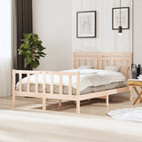 vidaXL Bedframe massief hout 75x190 cm