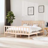 vidaXL Bedframe massief hout 75x190 cm