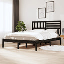 vidaXL Cadre de lit massif vert grenenhout 75x190 cm