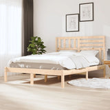 vidaXL Bedframe massief grenenhout 75x190 cm