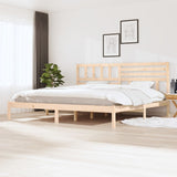 vidaXL Bedframe massief grenenhout 75x190 cm