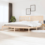 vidaXL Bedframe massief grenenhout 75x190 cm