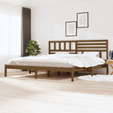 vidaXL Cadre de lit massif vert grenenhout 75x190 cm