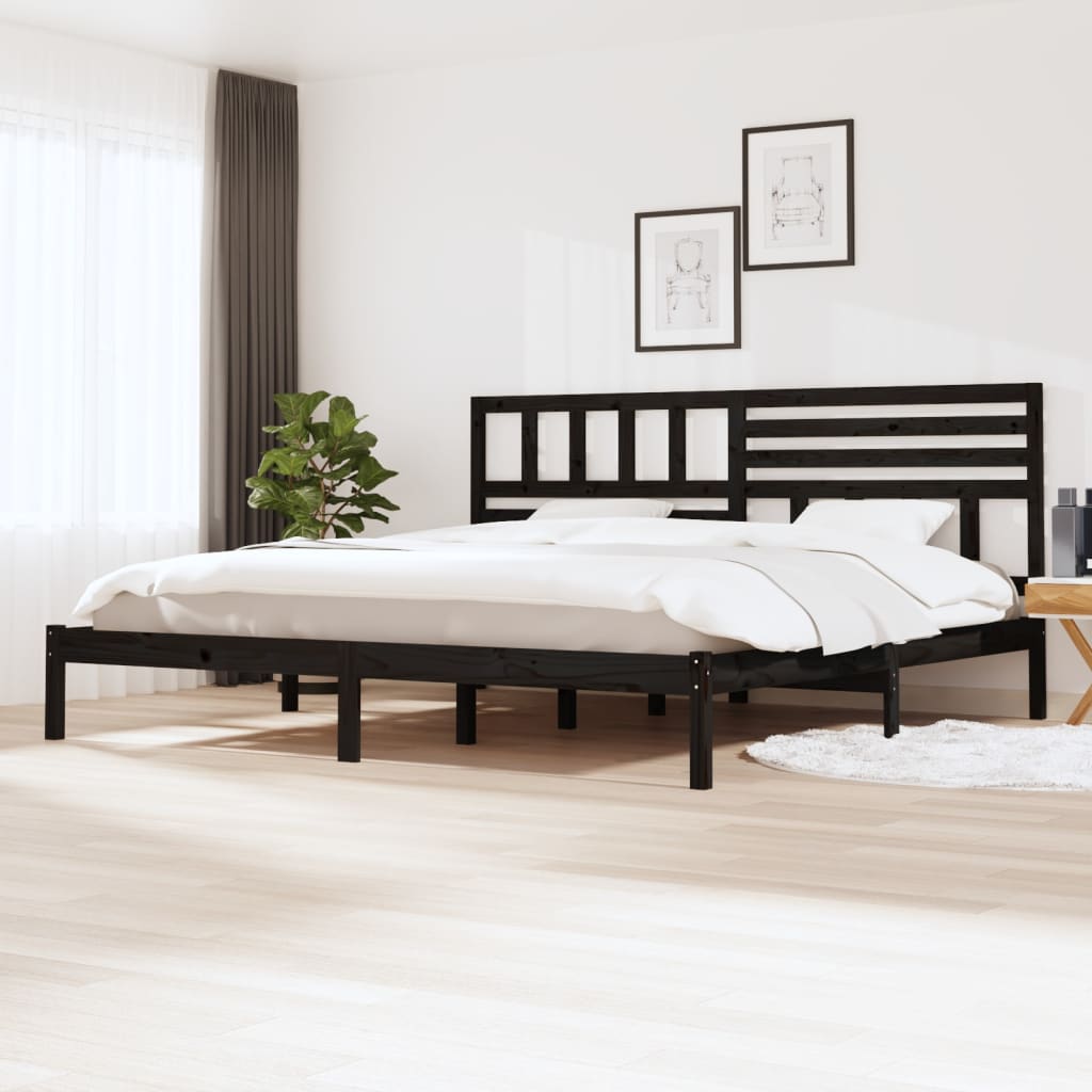 vidaXL Bedframe massief grenenhout 75x190 cm