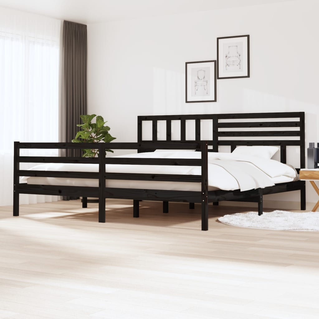 vidaXL Bedframe massief hout 75x190 cm