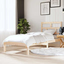 vidaXL Cadre de lit massif hout 75x190 cm