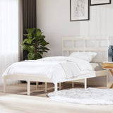 vidaXL Bed Frame Solid Wood 75x190 cm