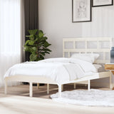 vidaXL Bed Frame Solid Wood 75x190 cm