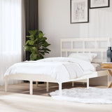 vidaXL Bed Frame Solid Wood 75x190 cm