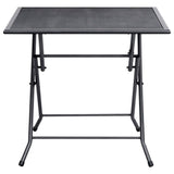 vidaXL Klaptafel gaas 80x80x72 cm staal antraciet