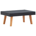 vidaXL Tuintafel poly rattan beige