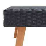 vidaXL Tuintafel poly rattan beige