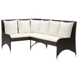 vidaXL Bancs de jardin 2 st poly rotin gris