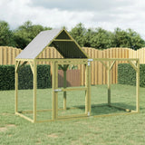 vidaXL Kippenhok 300x100x150 cm geïmpregneerd massief grenenhout