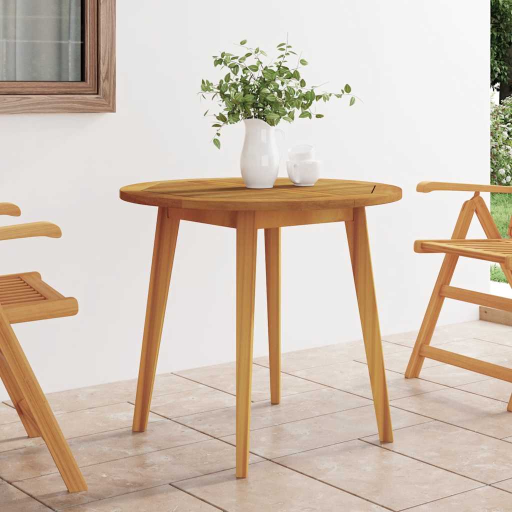 vidaXL Tuintafel 110x110x75 cm massief acaciahout