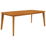 vidaXL Tuintafel 160x90x75 cm massief acaciahout