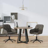 vidaXL Eetkamerstoelen draaibaar 2 st fluweel blauw