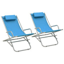 vidaXL Klapstoelen 2 st acier vert