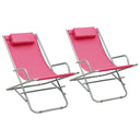 vidaXL Klapstoelen 2 st acier vert