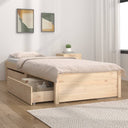 vidaXL Cadre de lit avec lits 75x190 cm