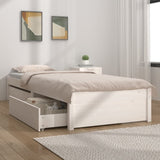 vidaXL Bedframe met lades 75x190 cm