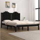 vidaXL Cadre de lit massif vert grenenhout noir 75x190 cm