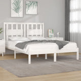 vidaXL Bedframe massief grenenhout zwart 75x190 cm