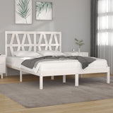 vidaXL Bedframe massief grenenhout zwart 75x190 cm