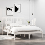 vidaXL Bed frame solid wood black 75x190 cm