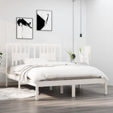 vidaXL Bed frame solid wood black 75x190 cm