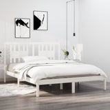 vidaXL Bed frame solid wood black 75x190 cm