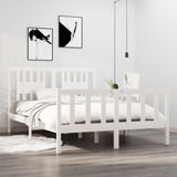 vidaXL Bed frame solid wood black 75x190 cm