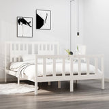 vidaXL Bed frame solid wood black 75x190 cm