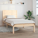 vidaXL Cadre de lit massif hout 75x190 cm